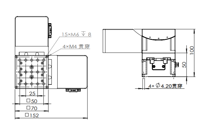 Feinixs系列产品尺寸图